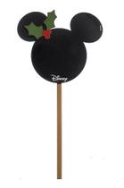 Pick para Jardim para Decoração Mickey Sombra 35cm - 01 unidade Natal Disney - Cromus - Rizzo
