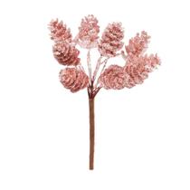 Pick Pinhas Decorativas - Glitter Rosa - 1 unidade - Cromus - Rizzo