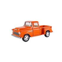 Pick Up Chevy Stepside 1955 Kinsmart 1:32 Laranja