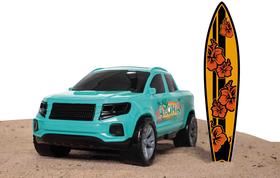 Pick Up Com Prancha Super Surf Samba Toys Brinquedos