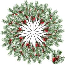 Pickes y Rociadores Navideños Panelee 48 Piezas para Decoración de Árbol