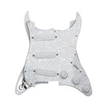 Pickguard Para Guitarra Elétrica Estilo FD ST Pré-cabeado Com Captadores Single Coil Pearl 11 Furos