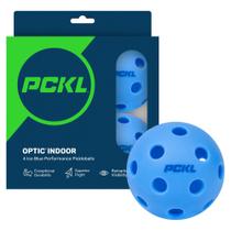 Pickleball Balls PCKL Optic Speed, pacote com 4 unidades para uso interno/externo