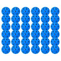 Pickleball Balls Spunspon, pacote de 36, 40 furos, ao ar livre, azul profundo Pickleball Balls Spunspon, pacote de 36, 40 furos, ao ar livre, azul profundo