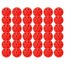 Pickleball Balls Spunspon, pacote de 36, 40 furos, vermelho ao ar livre Pickleball Balls Spunspon, pacote de 36, 40 furos, vermelho ao ar livre