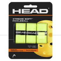 Pickleball Overgrip HEAD Xtreme Soft, pacote com 3 unidades, amarelo Pickleball Overgrip HEAD Xtreme Soft, pacote com 3 unidades, amarelo