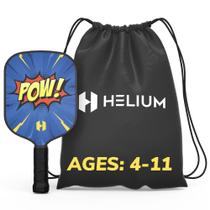 Pickleball Paddle Helium POW! para crianças menores de 12 anos com bolsa Pickleball Paddle Helium POW! para crianças menores de 12 anos com bolsa