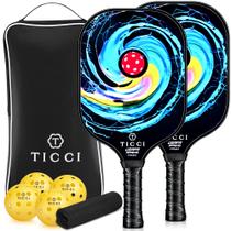 Pickleball Paddle TICCI Set 2 Premium Graphite aprovado pela USAPA