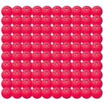 Pickleballs Franklin Sports X-40 Outdoor, pacote com 100 unidades, rosa