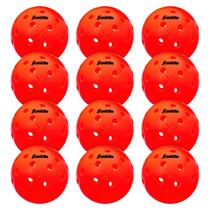 Pickleballs Franklin Sports X-40 Outdoor, pacote com 12 Ember