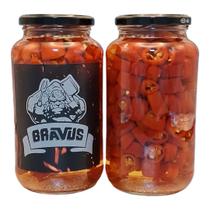 Picles De Pimenta Dedo De Moça Bravus Pote 800ml Picles De Pimenta Dedo De Moça Bravus Pote 800ml