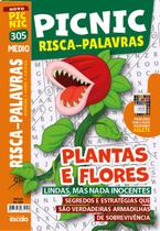 Picnic Risca-Palavras - Médio: 305 - Plantas e Flores