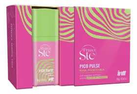 Pico Pulse Gel Intt Vegano Unissex Estímulo Imediato, Sucção e Vibração, Sensação Geladinha - Melancia