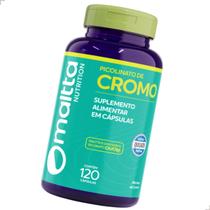 Picolinato de Cromo 120 Capsulas Vitamina Original Puro 100% Suplemento Alimentar Caps Pote Maltta