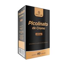 Picolinato De Cromo 500mcg Gold Lab Suplemento Metabolismo 60 Caps Picolinato De Cromo 500mcg Gold Lab Suplemento Metabolismo 60 Caps