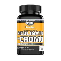 Picolinato de Cromo 500mg 120 Cápsulas - Unilife - Unilife Vitamins Picolinato de Cromo 500mg 120 Cápsulas - Unilife - Unilife Vitamins