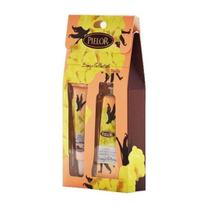 Pielor Breeze Collection Vanilla (Baunilha) Kit Bálsamo Labial 12ml + Creme Para Mãos 30ml - Kit para Lábios e Pele