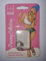 Piercing Aço Cirurgico Captive 8mm e Curvo Cristal Prateato