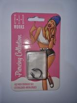 Piercing Aço Cirurgico Circular Spike 12mm Prateado