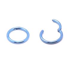 Piercing Argola Articulada Click 1.2mm em Titânio Anodizada Várias Cores