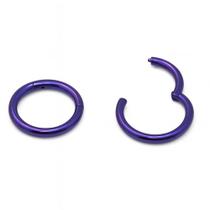 Piercing Argola Articulada Click 1.2mm em Titânio Purple 22v Piercing Argola Articulada Click 1.2mm em Titânio Purple 22v
