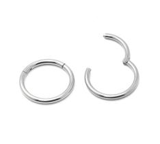 Piercing Argola Articulada em Titânio Natural