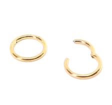 Piercing Argola Articulada em Titânio PVD Dourado