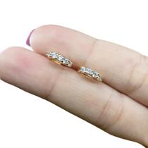 Piercing Argola Clicker com Zircônia Cristal 8mm