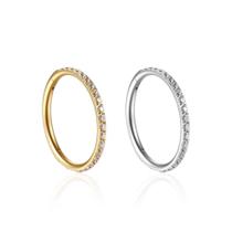 Piercing Argola Clicker Titânio G23 Zircônia Ouro Pvd Luxo Piercing Argola Clicker Titânio G23 Zircônia Ouro Pvd Luxo