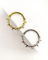 Piercing Argola Corrente Spike em Titânio - Personalizável por Anodização