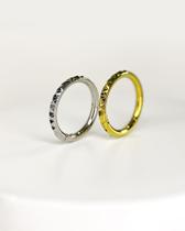 Piercing Argola Diamantada em Titânio - Design Básico e Versátil