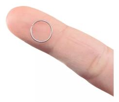 Piercing Argola Fina Nariz Ouro 18k Delicada