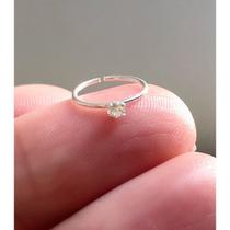 Piercing argola lisa nariz ou hélix com ponto de luz em Prata 925 Piercing argola lisa nariz ou hélix com ponto de luz em Prata 925