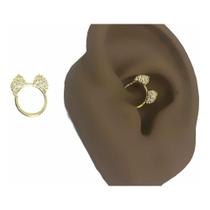 Piercing Argola Orelha De Gato Helix Daith Folheado Ouro 18k Piercing Argola Orelha De Gato Helix Daith Folheado Ouro 18k