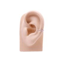 Piercing argola segmentada clicker lisa cartilagem orelha conch