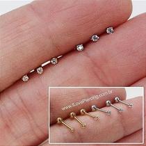 PIERCING AUSTRALIANO EM AÇO CIRÚRGICO COM GARRINHA - 0,8mm
