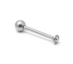 Piercing Australiano em Titânio Pedra Zircônias 2.0mm