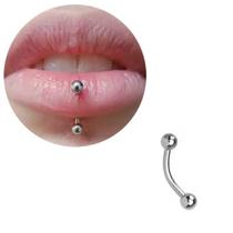 Piercing Bananinha Spike Rook Aço Cirúrgico 9mm