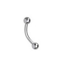 Piercing Barbell Curvo Básico - Aço Cirúrgico 316L Ouro PVD Cor:DouradoTamanho:10mm (G) Piercing Barbell Curvo Básico - Aço Cirúrgico 316L Ouro PVD Cor:DouradoTamanho:10mm (G)