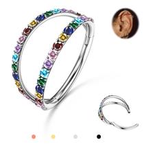 Piercing BodyBonita Double Hoop Nose Ring em aço inoxidável 316L