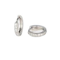 Piercing Brinco Argola - Dourado Com Pedra Colorida