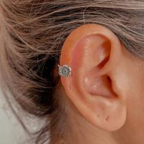 Piercing Cartilagem Flor - Prata 925