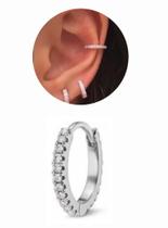 Piercing Cartilagem Orelha Conch Clicker Aço Cirúrgico 10mm