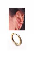 Piercing Cartilagem Orelha Conch Clicker Aço Cirúrgico 10mm Piercing Cartilagem Orelha Conch Clicker Aço Cirúrgico 10mm