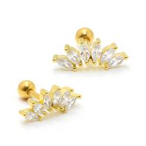 Piercing Cluster 6 Pedras com Zircônias