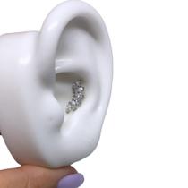 Piercing Cluster Helix Tragus Conch Cravejado Aço Cirúrgico 316l Piercing Cluster Helix Tragus Conch Cravejado Aço Cirúrgico 316l