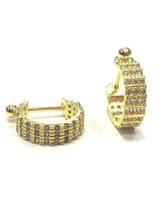 Piercing Conch Aço Banhado ouro PVD Gold Cartilagem Orelha Dourado