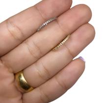 Piercing Conch Cartilagem Fino Haste 1mm Diâmetro 11mm