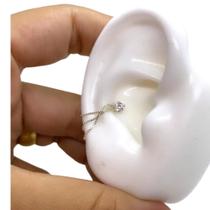 Piercing Conch Correntinha Prata 925 Delicada