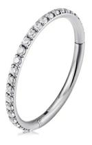 Piercing Conch Titânio Argola Segmentada Click Extra Fina Cravejada de Zircônias. Piercing Conch Titânio Argola Segmentada Click Extra Fina Cravejada de Zircônias.